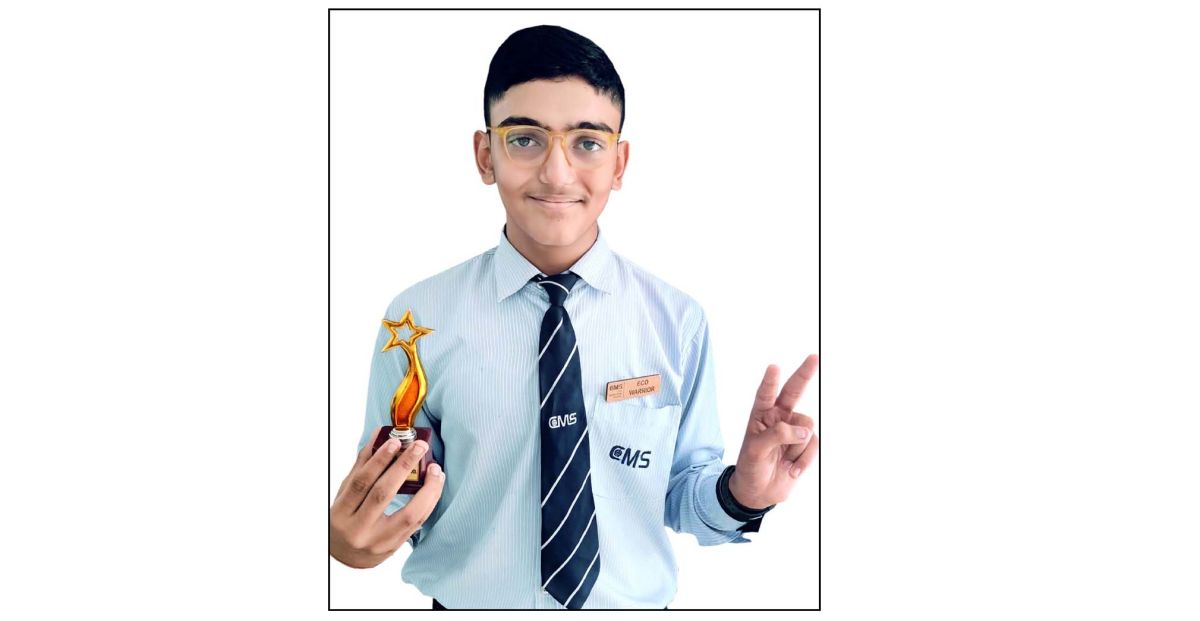 CMS student honoured in All India Competition