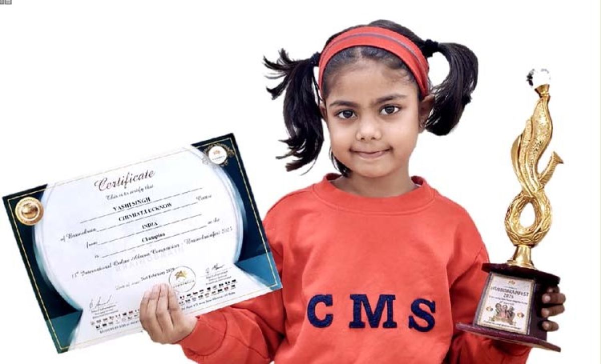 CMS student emerges champion in Abacus Competition