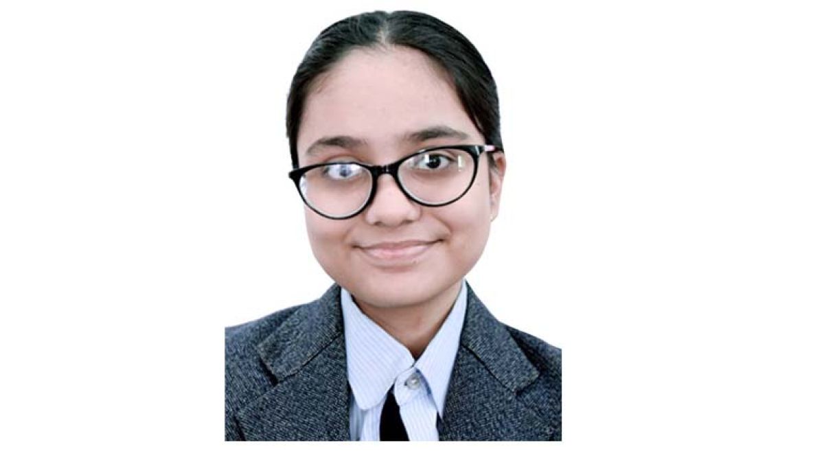 CMS student, Shruti offered scholarship of US$ 80,000